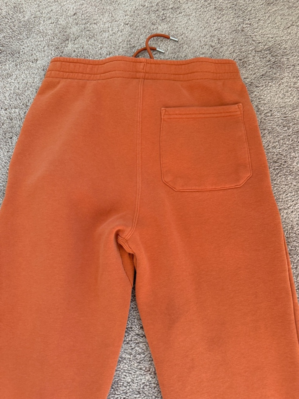 Men's Rust Drawstring Sweat Joggers - Picture 10 of 11